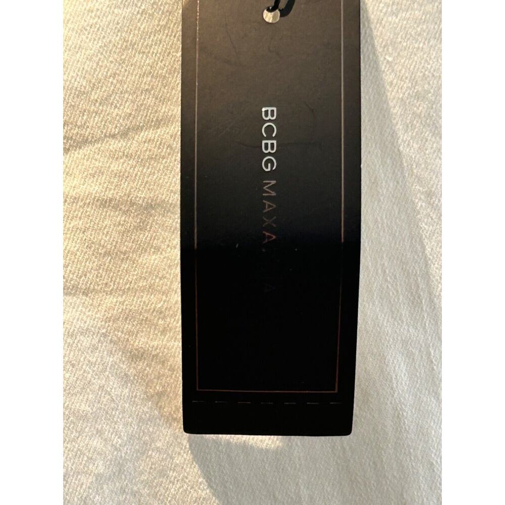 BCBGMAXAZRIA Women's size 29 NWT Jane White Cropped Pants - Picture 4 of 5